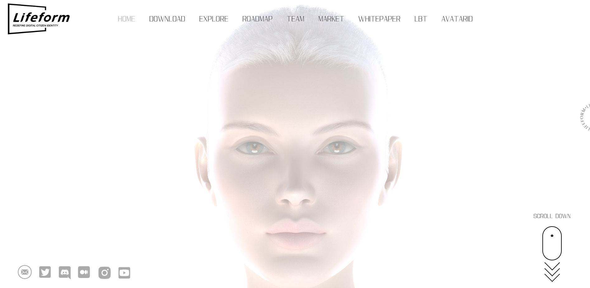 Website dự án SocialFi Lifeform